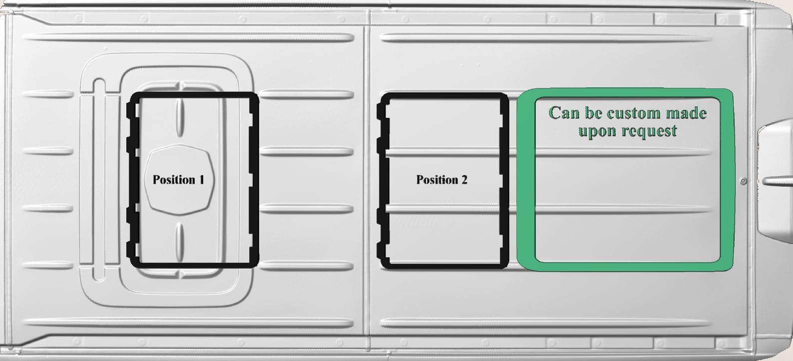 Dometic Midi Heki 700X500 Adaptor Crafter/MAN TGE 2017+ - Image 3